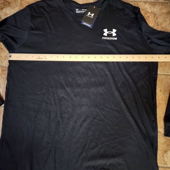 Under Armour Freedom Long Sleeve Shirt – Men’s XXL Black Graphic | NWT - Picture 4 of 6